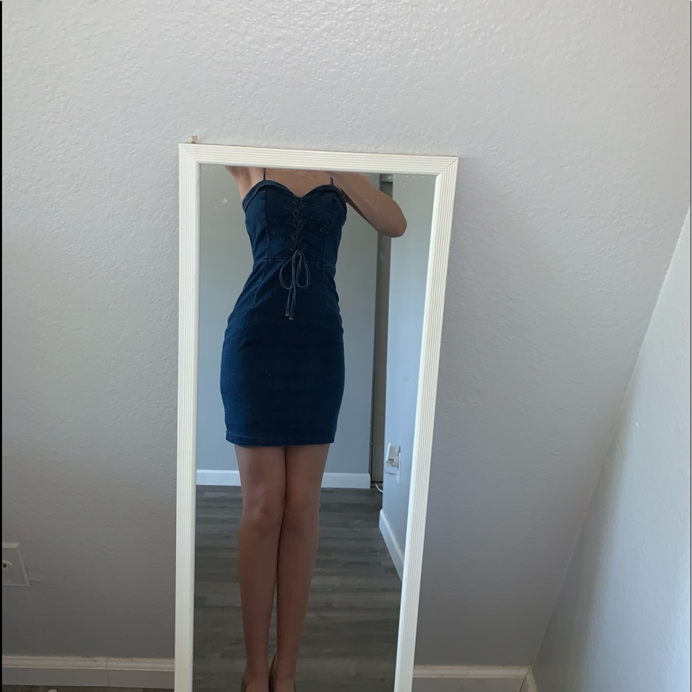 Denim dress